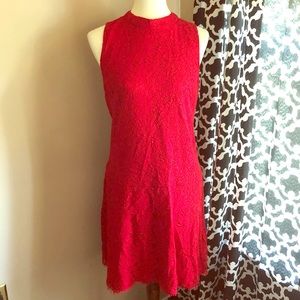 NWT Loft Red Lace Dress